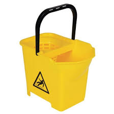 Seau essoreur 14L Jantex - Jaune